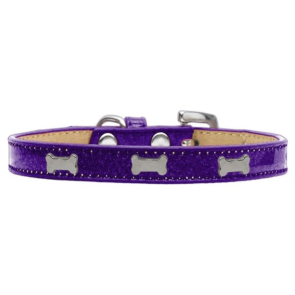 Pet Pal Silver Bone Widget Dog CollarPurple Ice Cream Size 20 PE867864